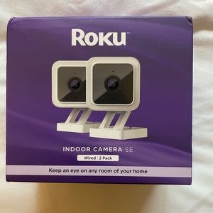 Roku home surveillance camera 2pk.